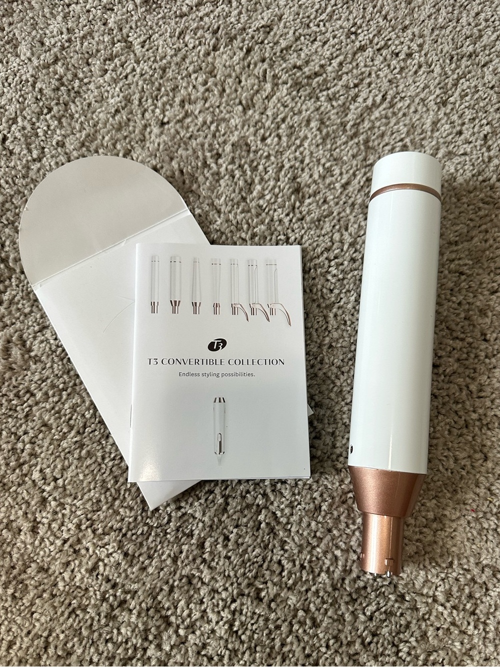 T3 Convertible Collection Styling Wand Loose Waves 1.5" Straight Barrel